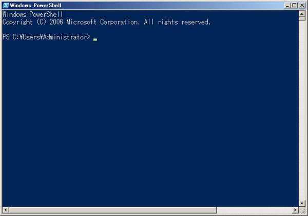 図4　PowerShell