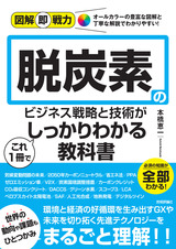 ［表紙］図解即戦力 脱炭素のビジネス戦略と技術がこれ1冊でしっかりわかる教科書