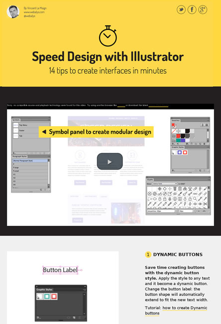 図1　IllustratorでWebデザインする際の時短テクニック