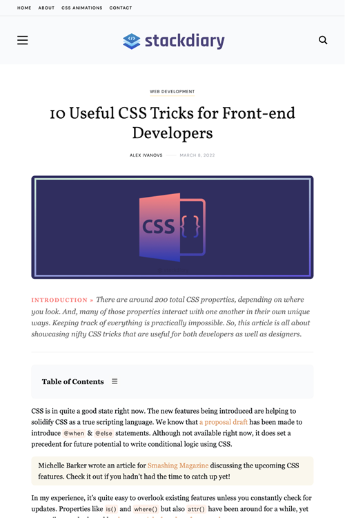 図2　便利なCSSのテクニック10個