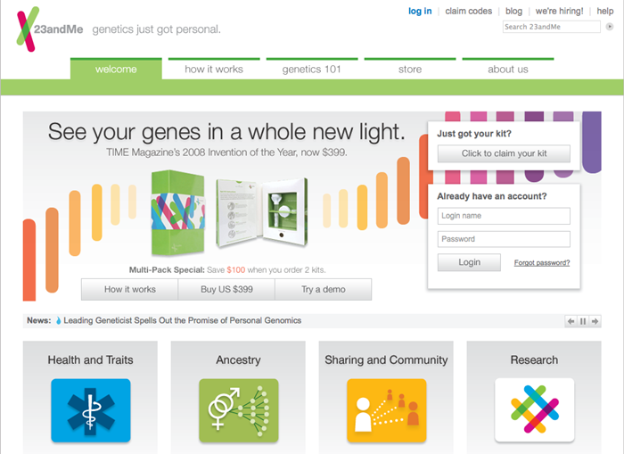 図1　23andMe