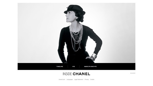 図9　「CHANEL」の歴史を紹介する『Inside CHANEL - The story of CHANEL』