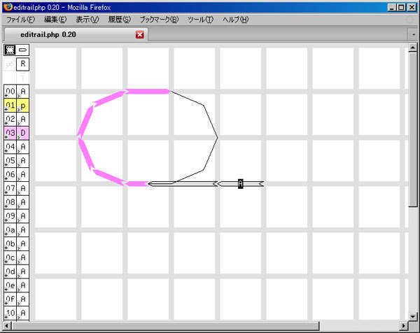 図1　レイアウトエディタの画面