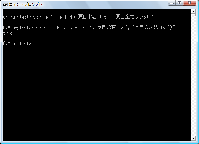 図5　File.link実行例