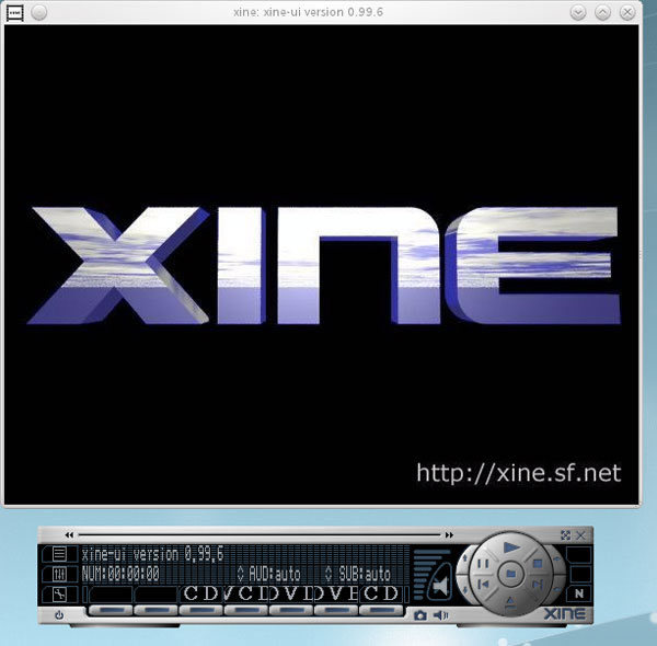 図1　xineの画面