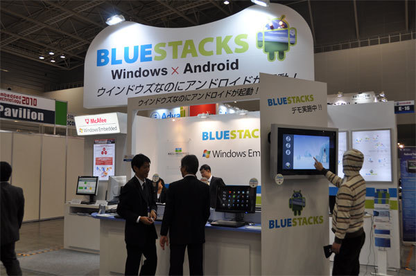 BlueStacksのブース