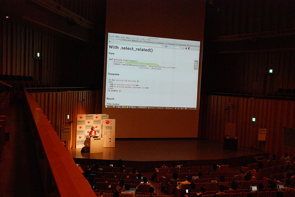 Hiroki KIYOHARA氏の講演 ©PyCon JP