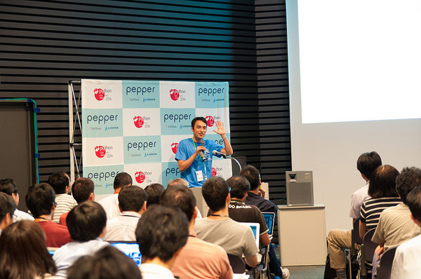 Shinji Iwaki氏のセッション ©PyCon JP